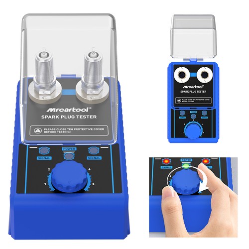 Spark plug tester dual hole - plug,