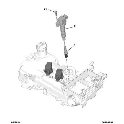 Engine spark plug citroen - engine, spark-plug